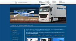 Desktop Screenshot of binnewies-transporte.de